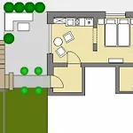 Gruene Oase Mit Eigener Terrasse Zwischen Altstadt Und Hafen #2 Apartmán Senftenberg