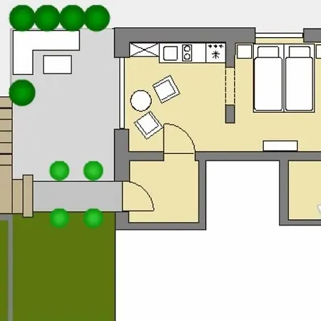 Gruene Oase Mit Eigener Terrasse Zwischen Altstadt Und Hafen #2 Apartman Senftenberg